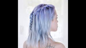The kit contains dye and peroxide to bleach your hair. Purple Blue Pastel Ombre Tutorial Youtube