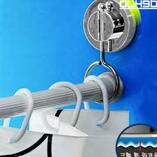 Its wide base helps prevent damage to walls by spreading the tension. Vacuum Super Suction Cup Bathroom Rack Shower Curtain Rod Hanging Ring Dehub Rods Stand Strong Cornices Hanging Ring Free Ship Buy At The Price Of 19 98 In Aliexpress Com Imall Com