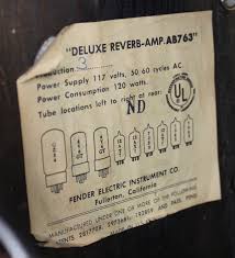 Fender Deluxe Reverb 1964 Blackface Amp For Sale Thunder