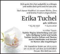 The boss praised the effort of a whole team and said the match was. Traueranzeigen Von Erika Tuchel Www Abschied Nehmen De