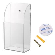 Spinning remote control holder {click to buy on amazon}. Wall Mount Remote Control Holder Clear Acrylic Media Organiser Storage Box Coffee Table And Nightstand Convenient Remote Control Caddy One Compartment Buy Online At Best Price In Uae Amazon Ae