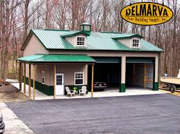 Animal stalls, tack rooms, feed rooms, hay storage, equipment or machine storage or living quarters for farm and ranch hands. Pole Barn Home And Garage Novocom Top