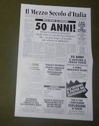 50 Anni Biglietto Giornale Uomo Ef874 8012874008749 Feste Di Compleanno A Sorpresa Buon Compleanno Feste Di Compleanno Uomo