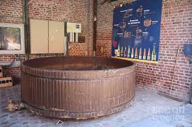 Old Wooden Mash Tun Home Brewing Outdoor Decor Wooden