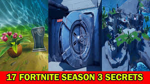 As we said, epic games don't release patch notes in full per se. 17 Fortnite Season 3 Secrets Secret Hidden In Fortnite Season 3 Youtube
