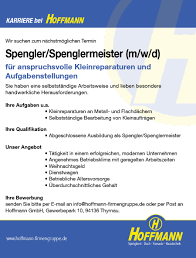 Stellenangebot technischer mitarbeiter / handwerker als rohrsanierer (m/w/d) ansehen. Hoffmann Handwerk Archive Hoffmann Firmengruppe