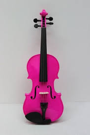 4 4 Size Neon Pink Violin Pink Violin Pink Music Violin Music