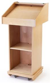 Maple Podium Speaker Stands W Raised Panels Podium Design Church Furniture Office Table Design