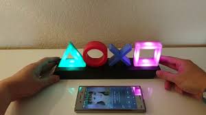 Lamps are about 20cm in height, and can brighten your space with 7 different led colors (red, yellow, green, cyan, blue, purple, white). Unboxing Lampe Usb Symboles Playstation Youtube