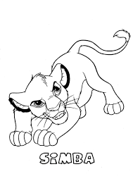Disney coloring pages, movie coloring pages / by ranjan. Simba4 The Lion King Coloring Page