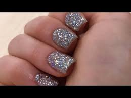 Maybe you would like to learn more about one of these? Easy Short Silver Glitter Nails Youtube