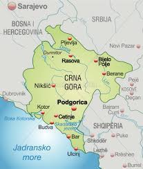 Godine, tačno u 22:30 simbolično, između podgorice i barija. Karte Von Montenegro Als Ubersichtskarte In Stockfoto 10663047 Bildagentur Panthermedia