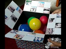 Muchos de los globos pueden personalizarse con un vinilo. Caja Sorpresa Gigante Detalle Para Mi Novio Youtube