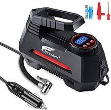 Amazon Com Hausbell Portable Air Compressor For Car Tires Digital Tire Inflator Balck Au Best Portable Air Compressor Portable Air Compressor Tire Inflator