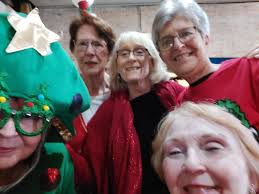 Happy Holidays to our 1971 Classmates !!!! From Kathy Barrett Marsha Moyer  Boll Melanie Miller Mary Ann Heitman Pam Bingner Watter We call ourselves  The Twisted Pretzels...we meet for coffee once a