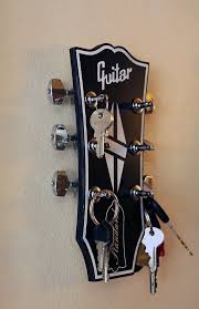 Guitar Rack Guitar Head Key Rack Guitar Shaped Key Rack Les Paul Key Holder Key Holder Music Gift Muziek Decor Huis Ideeen Decoratie Makkelijke Huis Decoratie