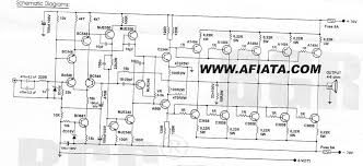 Power Amp 10 000w Circuit Diagram Electronic Circuit Diagram And Layout Circuit Diagram Power Amplifiers Circuit