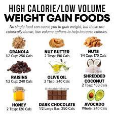Fitaness_Factory_ - Weight Gain Foods || By Fitaness_Factory_ High Calorie/  Low Volume Weight Gain Foods No Single Food Can Cause You To Gain Weight,  But These Are Calorically Dense, Low Volume Options