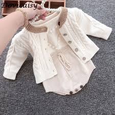 Stretchy, comfortable and available in four rustic colors, you can't go wrong. Autumn Baby Girls Clothes Set Baby Knitted Romper Set Infant Newborn Baby Girl Cardigan Boys Sweater Cotton Baby Jumpsuit Clothing Sets Aliexpress