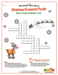 Each clue in the puzzle is a . Free Christmas Printable Crossword Puzzles For Kids