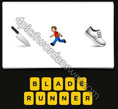 Discover and share the best gifs on tenor. Guess The Emoji Knife Running Man Shoe 4 Pics 1 Word Daily Puzzle Answers