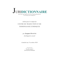 Il est fait pour valoir ce que de droit. Http Www Cttj Ca Documents Juridictionnaire Pdf