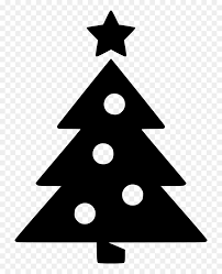 Christmas tree, simple green christmas tree, watercolor painting, angle. Christmas New Year Tree Black Christmas Tree Vector Hd Png Download Vhv