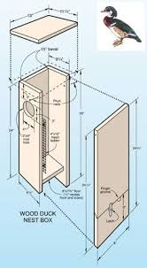 Each plan has full size templates where necessary, a complete list of materials, building instructions, measured drawings with multiple views, and a detailed. 7 Wood Duck Boxes Ideas Wood Ducks Wood Duck