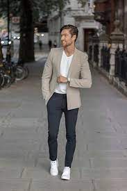 Blazer Pant Trouser In 2021 Mens Smart Casual Outfits Smart Casual Men Mens Business Casual Outfits