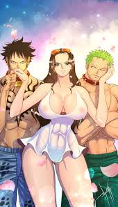 elizagm, one piece, nico robin, roronoa zoro, trafalgar law - Anime R34