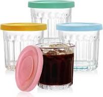 Amazon.com: Coloch 4 Pack 13Oz Working Glass Jar with ...