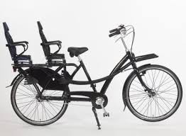 Azor Tweelingfiets Fietsen Stadsfiets Zwart