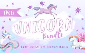 Download The Free Unicorn Bundle Bundle Creative Fabrica PSD Mockup Templates