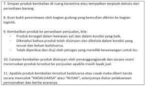 4 Contoh Sop Logistik Produk Palsu Retur Traceability Laporan Laba Rugi