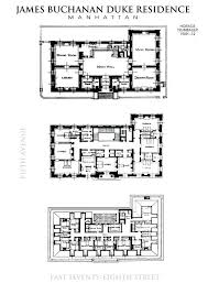 Duke Mansion 1st 2nd And 3rd Floors Mansion Floor Plan Vintage House Plans Castle Plans