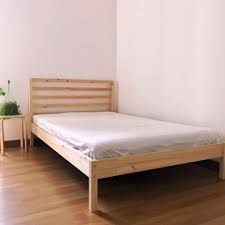 Assembly of this ikea malm single. Ikea Tarva Super Single Bed Frame Furniture Beds Mattresses On Carousell