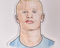 Erling Haaland Handcrafted Fathers Day Card