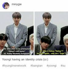 The soft tempo track mixes piano keys with airy synths and features halsey's soulful vocals with suga's sharp rap skills. Lejindary Memes Bts Is Living Meme 2 Wattpad