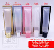 50 Empty 15ml Lip Gloss Tubes With Boxes | Clear Soft PE ...