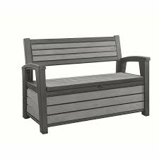 Mit stauraum unter der sitzfläche. Stuhle Banke Auflagenbox Sitzbank Gartenbank Truhenbank Keter Gartenbank Patio Braun Garten Terrasse Tasaceramic Vn