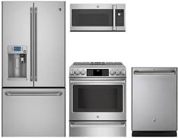 4 Piece Stainless Steel Kitchen Package With Cye22ushss 36 French Door Refrigerator Chs985selss In 2020 Kitchen French Door Refrigerator Kitchen Appliance Packages