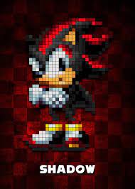 Pixelated Sonic The Hedgehog Characters Shadow The Hedgehog Displate Artwork By Artist Beegeedoubleyou Part Of Pixel Art Poster Prints Shadow The Hedgehog Pixel art maker (pam) is designed for beginners, and pros who just want to whip something up and share it with friends. pixelated sonic the hedgehog characters