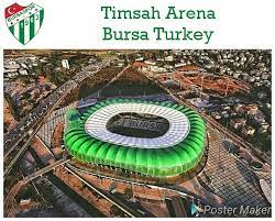 Bursaspor's club badge includes the club name, foundation year, and the crescent moon and star from the turkish flag. Timsah Arena Capacity 43 361 Football Stadium Gallery Facebook