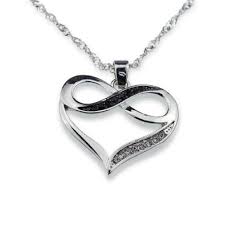 Luminous necklace dream catcher pendant necklace yoga jewelry birthday valentime gifts for girlfriend daughter. Buy Silver Infinity Crystal Accent Heart Black Pendant Necklace Girlfriend Birthday Anniversary Gift Jewelry In Cheap Price On Alibaba Com