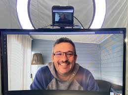 Bigstage is a demlabs llc app that lets you customize your zoom, youtube live, facebook love and twitch presentations for online fundraisers, organizing and training courses.you can add a panel with action buttons above your video stream. Advanced Virtual Presenting Using A Teleprompter To Show Somebody 39 S Face As You Talk To Them