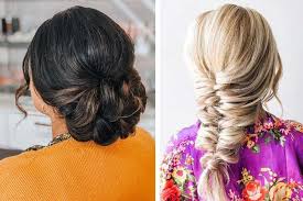 If you want to be precise, use your thumb to draw a line on your scalp starting at your temple and extending up towards the top of your head until you reach the part. Pull Through Braids This Season S Coolest Pulled Back Hairstyle About Her