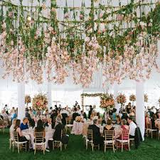 Hanging Floral Design Hanging Flowers Cherry Blossom Wedding Tent Decorations