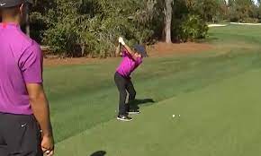 Charlie Woods Makes Stunning Eagle In Front Of Proud Father Tiger Woods At Pnc Championship Golfmagic