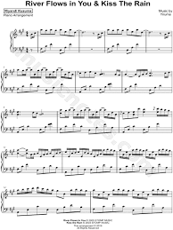 River flows in you yiruma | digital piano sheet music. Riyandi Kusuma River Flows In You Kiss The Rain Sheet Music Piano Solo In A Major Download Print Sku Mn0196518