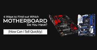 Most motherboards have the model or serial number written on them. 4 Ways To Find Out Which Motherboard Do You Have